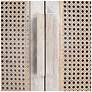 Mango Wood & Cane 2-Door Curio Cabinet