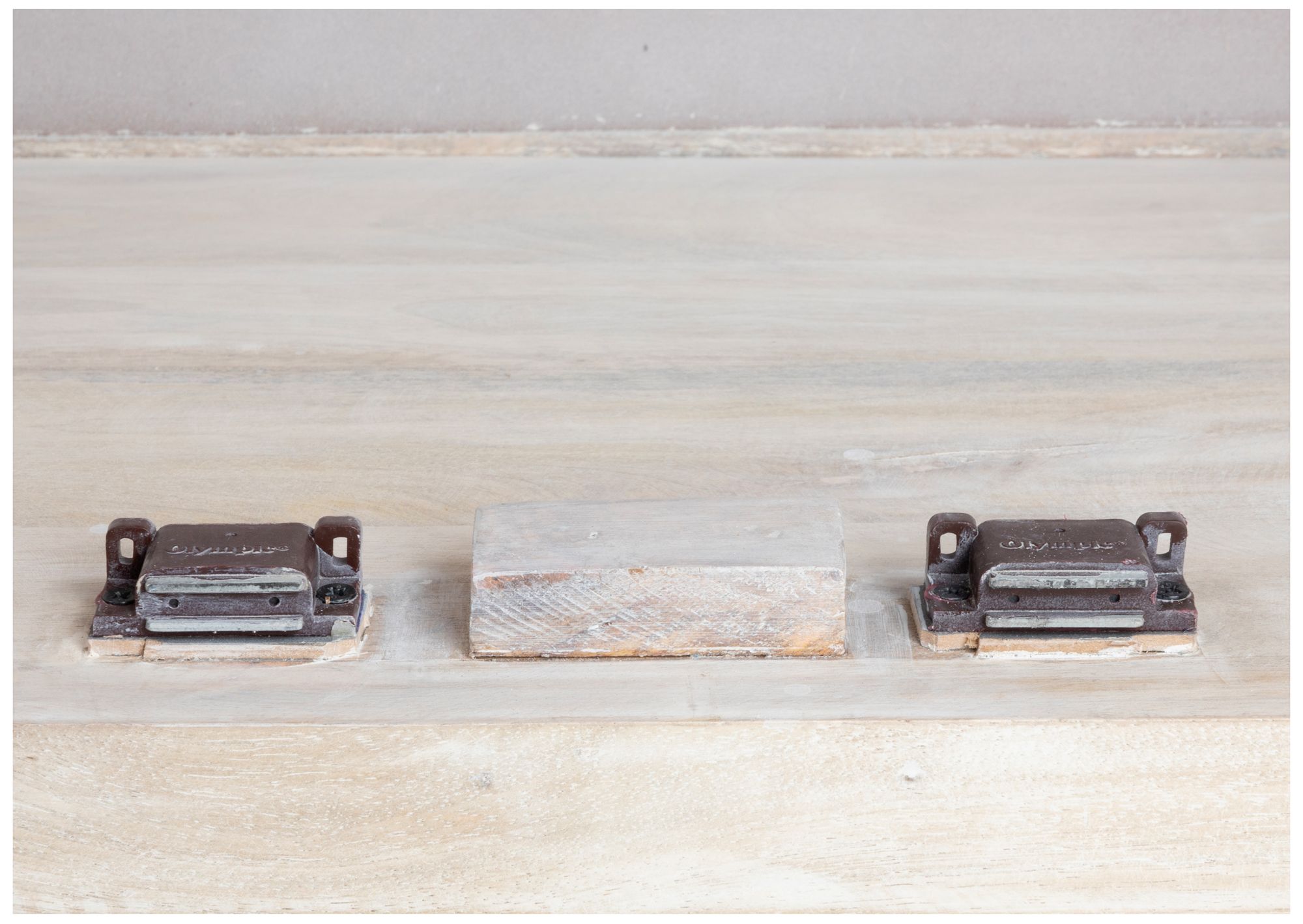 Mango Wood & Cane 2-Door Curio Cabinet