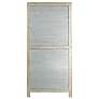 Mango Wood & Cane 2-Door Curio Cabinet