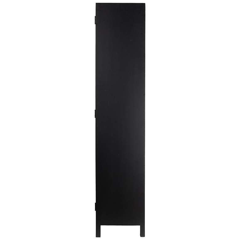 Image 6 Mango Wood & Cane 2-Door Curio Cabinet more views