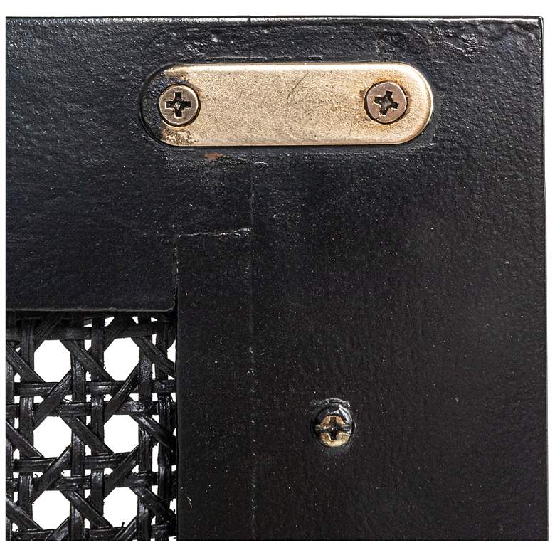 Image 4 Mango Wood & Cane Arched Door Sideboard Cabinet more views