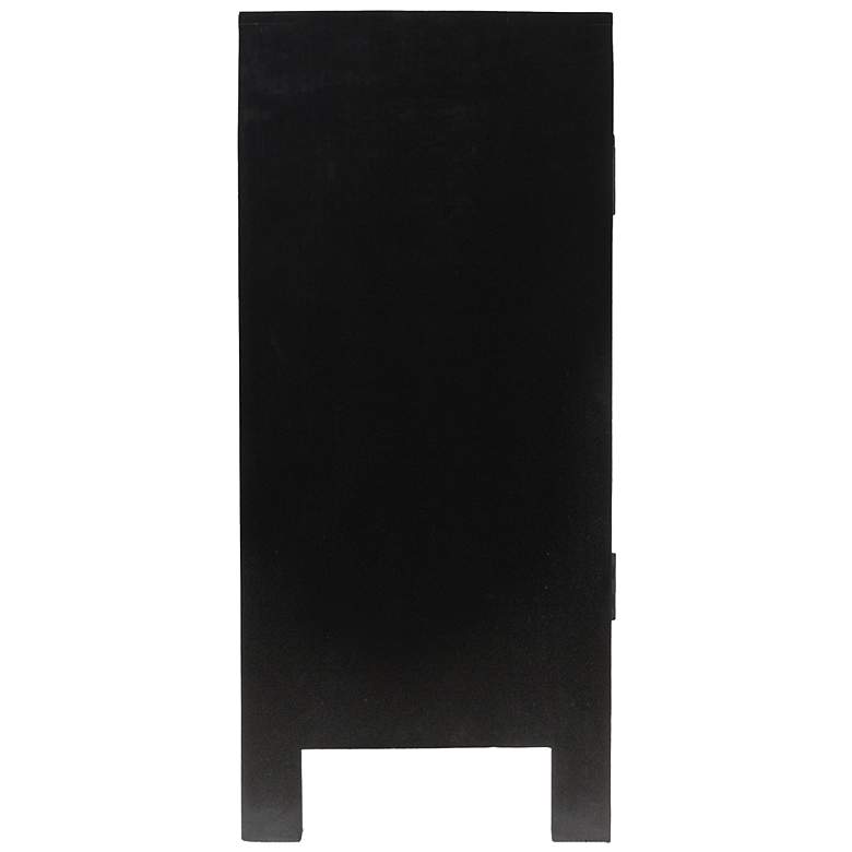 Image 7 Mango Wood & Cane Arched Door Sideboard Cabinet more views