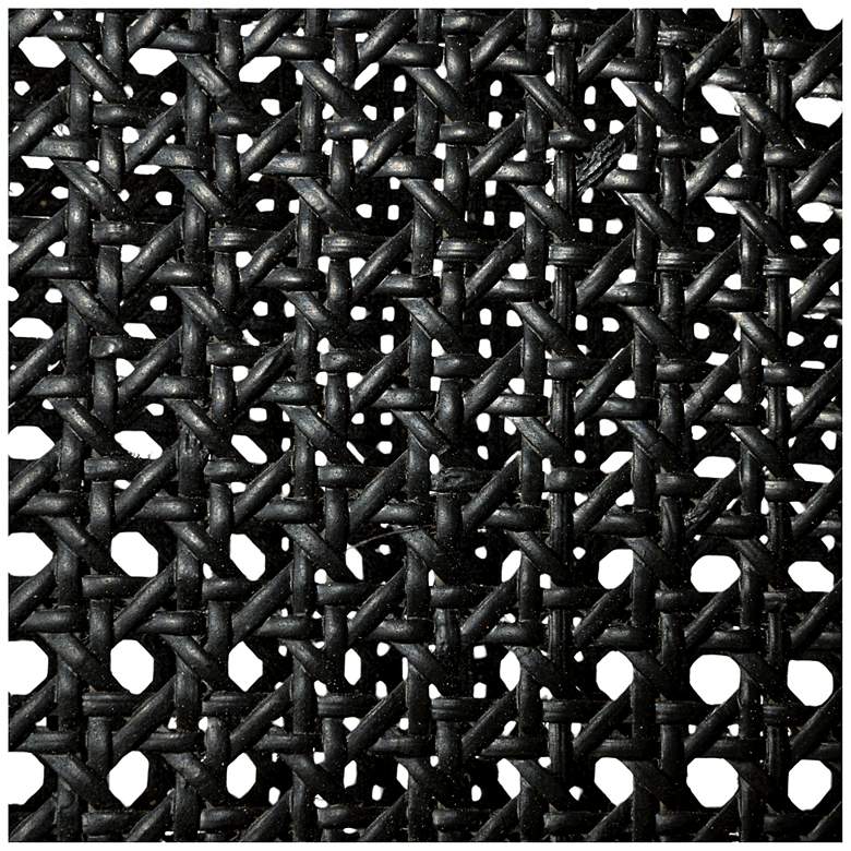 Image 5 Mango Wood & Cane Round Coffee Table more views