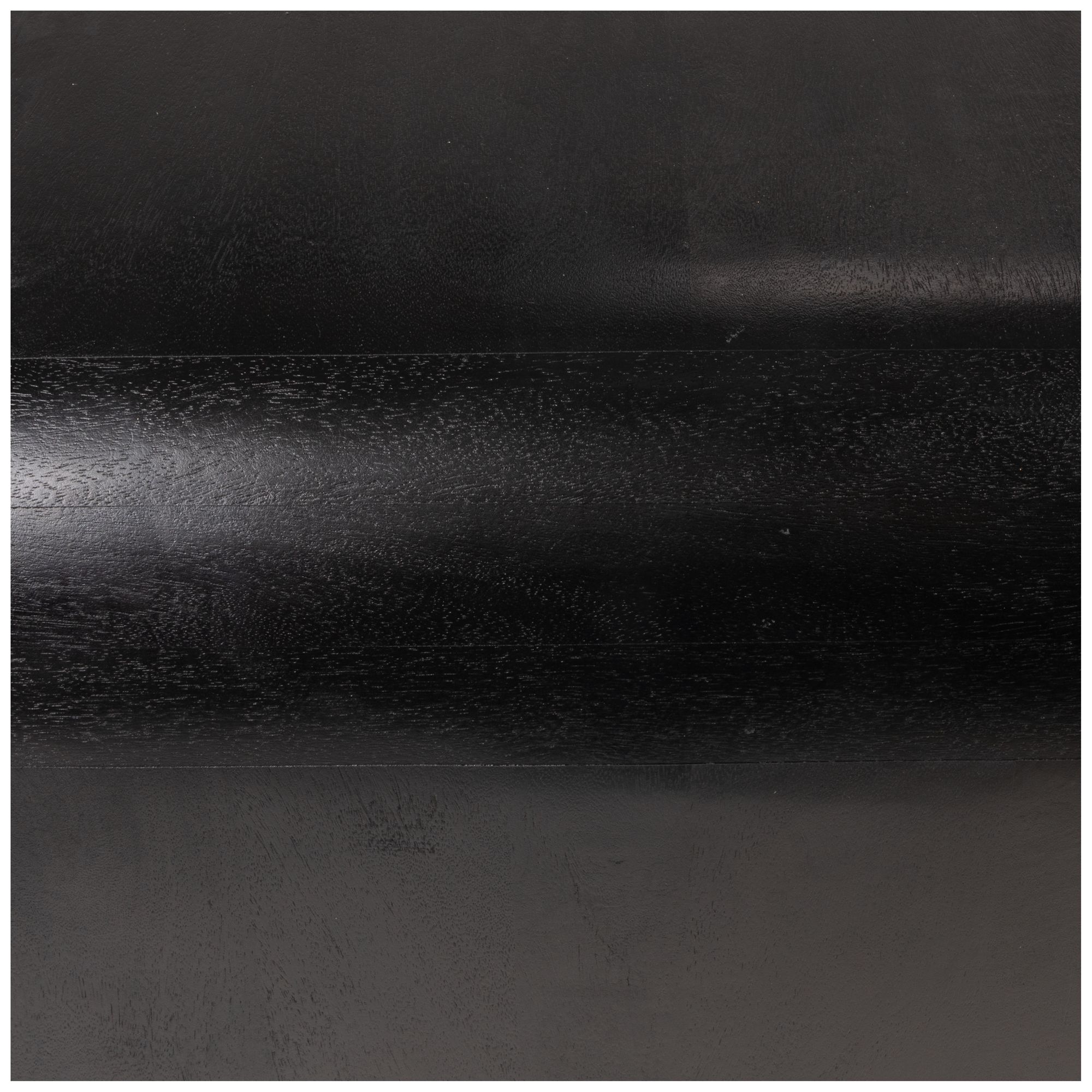 Image 4 Mango Wood Waterfall Desk with 3 Drawers, Black more views