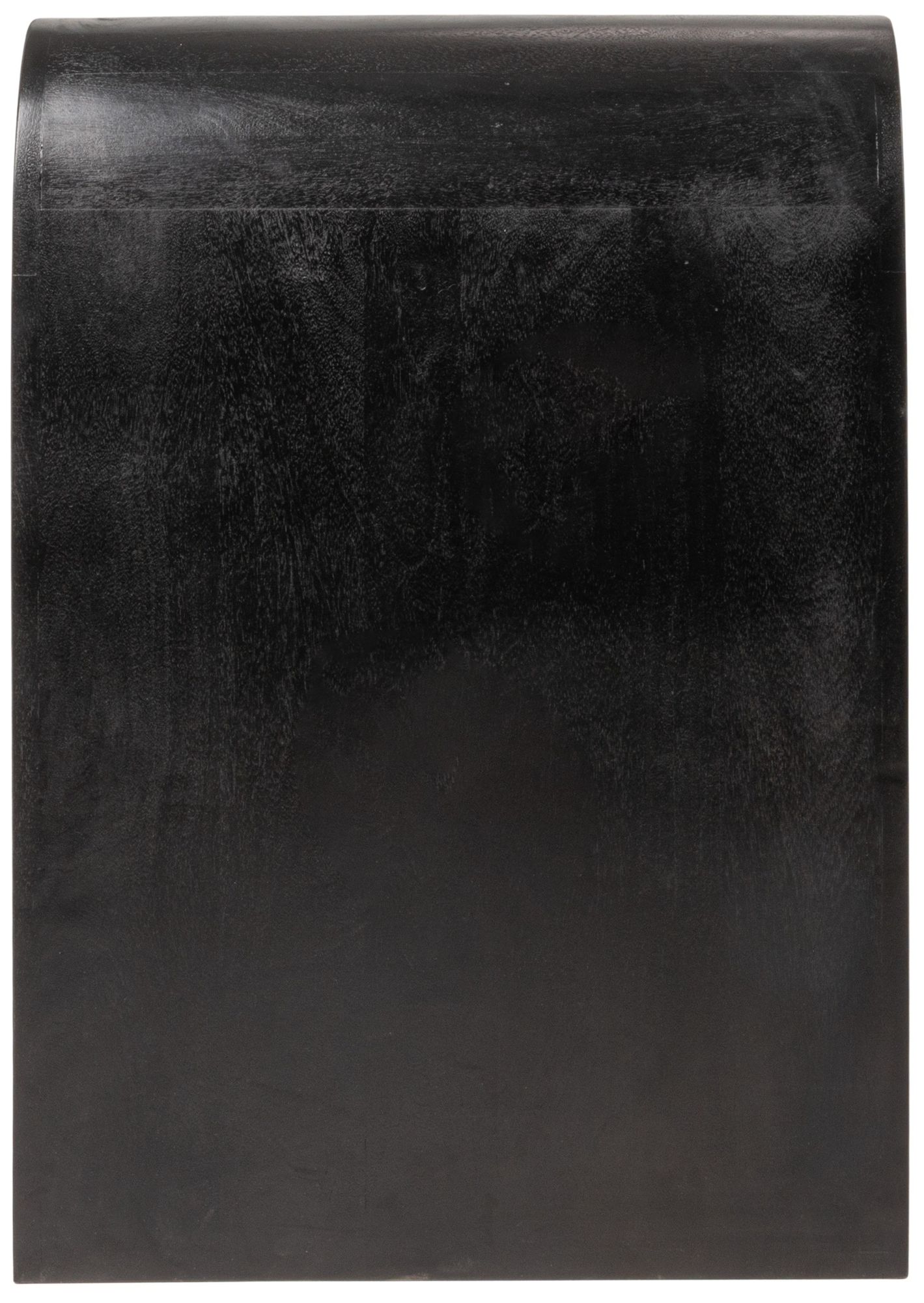 Image 7 Mango Wood Waterfall Desk with 3 Drawers, Black more views