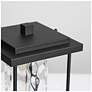 5_Mangosteen 15 3/4" High Matte Black Outdoor Post Light more views