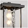 7_Mangosteen 15 3/4" High Matte Black Outdoor Post Light more views