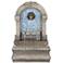 Manhasset 30 1/4" High Stone and Blue Outdoor Floor Fountain