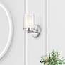 2_Manhattan 1-Light Polished Chrome Wall Sconce