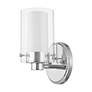 5_Manhattan 1-Light Polished Chrome Wall Sconce more views