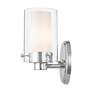 6_Manhattan 1-Light Polished Chrome Wall Sconce more views