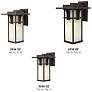 3_Manhattan 11 3/4" High Oil-Rubbed Bronze Outdoor Wall Light more views