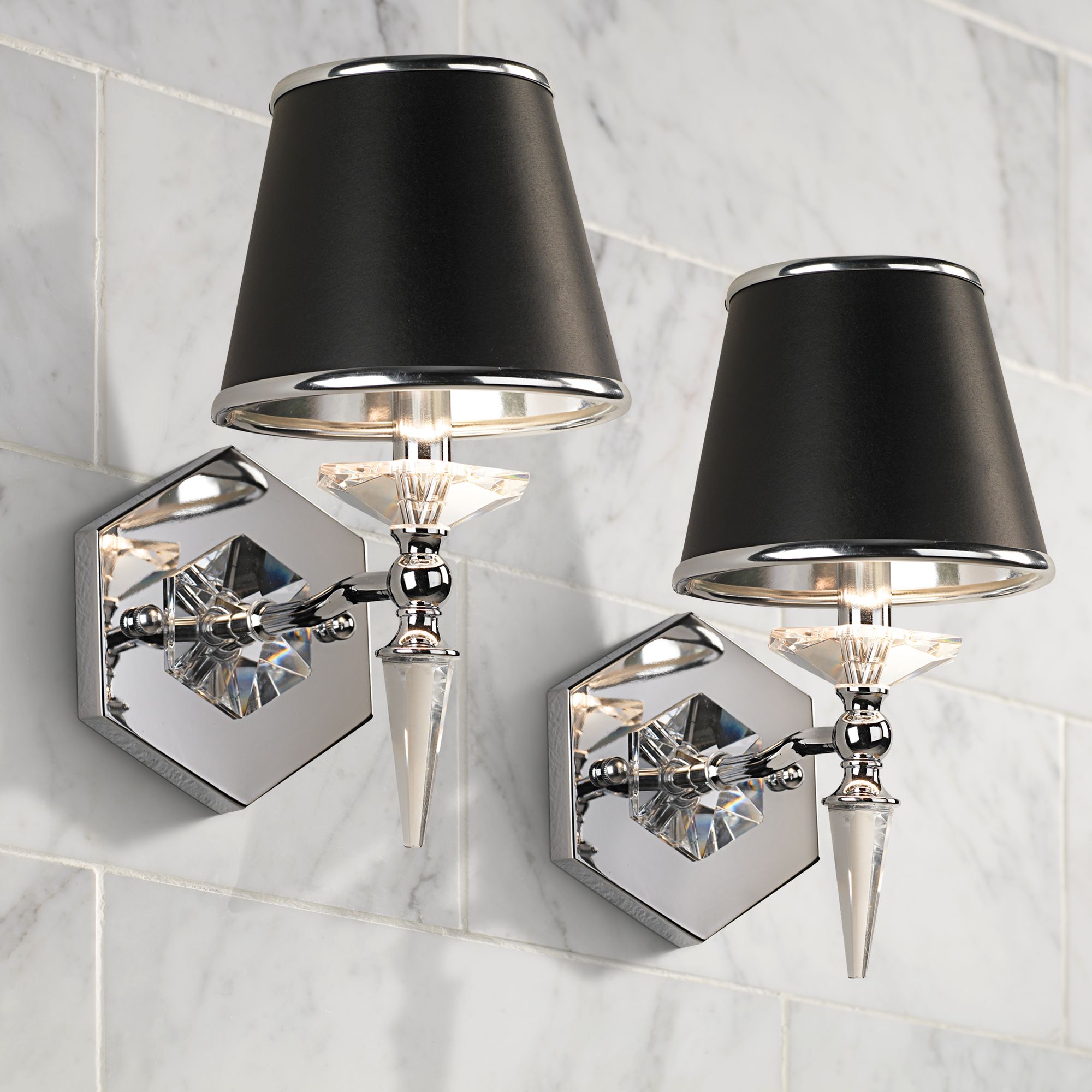 Crystal sconce deals