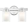 2_Manhattan 2-Light Polished Chrome Vanity Light