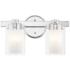 Manhattan 2-Light Polished Chrome Vanity Light
