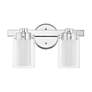 3_Manhattan 2-Light Polished Chrome Vanity Light more views