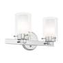 4_Manhattan 2-Light Polished Chrome Vanity Light more views