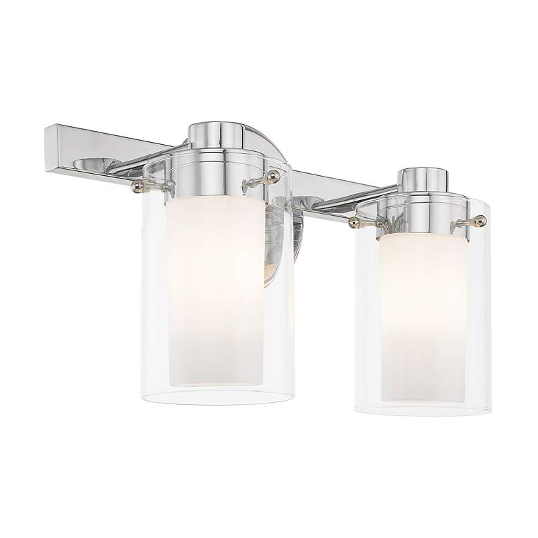 Image 5 Manhattan 2-Light Polished Chrome Vanity Light more views