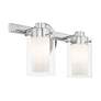 5_Manhattan 2-Light Polished Chrome Vanity Light more views