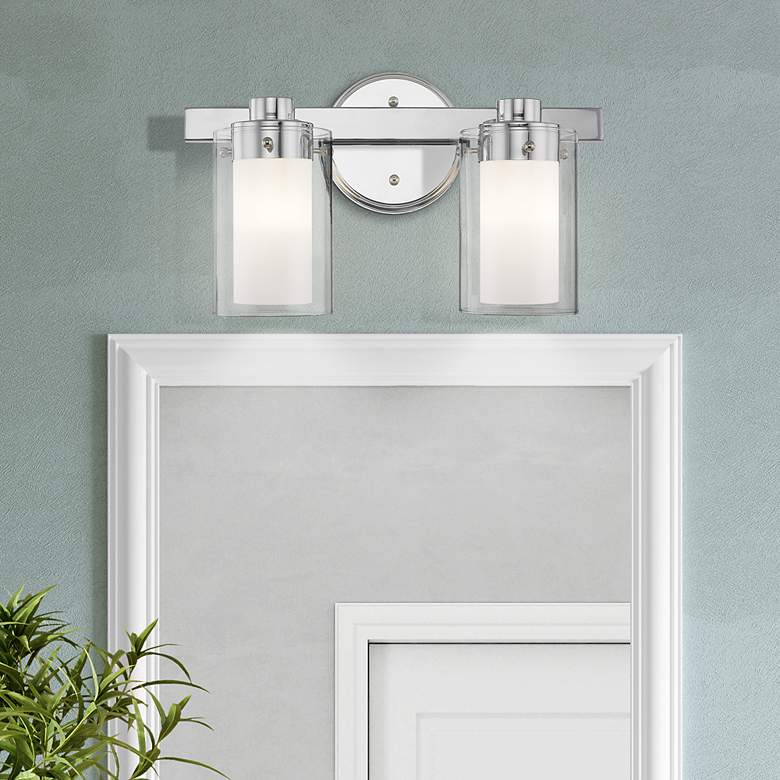 Image 7 Manhattan 2-Light Polished Chrome Vanity Light more views