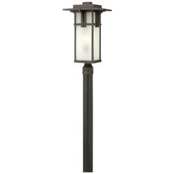 Manhattan 21 1/2" High Oil-Rubbed Bronze Outdoor Post Light
