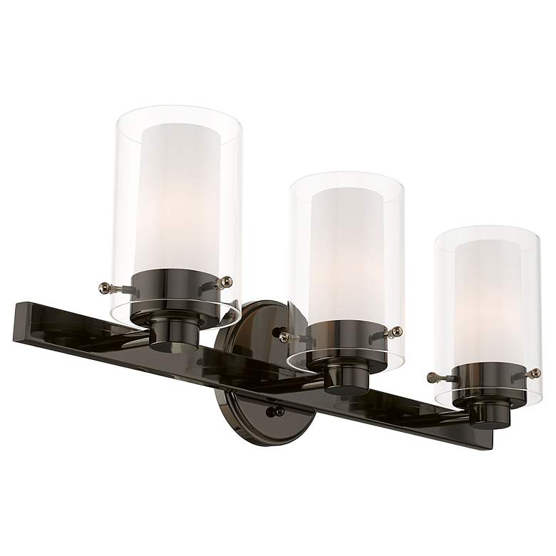Image 7 Manhattan 3 Light Black Chrome Bath Vanity more views