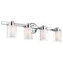 6_Manhattan 31 1/2" Wide Polished Chrome 4-Light Bath Light more views