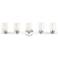 Manhattan 35 1/2" Wide Polished Chrome 5-Light Bath Light