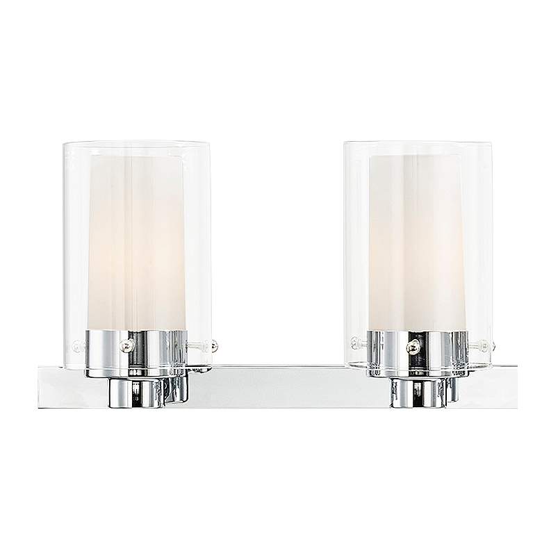 Image 4 Manhattan 35 1/2" Wide Polished Chrome 5-Light Bath Light more views