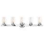 5_Manhattan 35 1/2" Wide Polished Chrome 5-Light Bath Light more views
