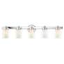 7_Manhattan 35 1/2" Wide Polished Chrome 5-Light Bath Light more views