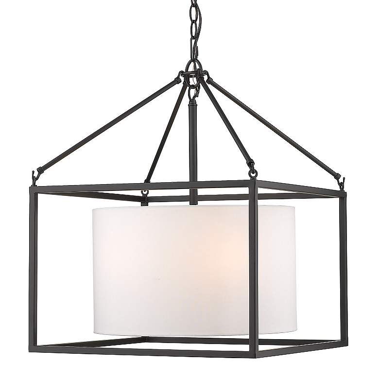 Image 3 Manhattan 5 Light Chandelier Matte Black more views