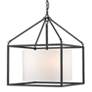 Thumbnail3 of Manhattan 5 Light Chandelier Matte Black more views