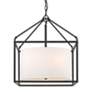 Thumbnail4 of Manhattan 5 Light Chandelier Matte Black more views