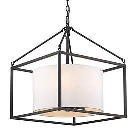 Image5 of Manhattan 5 Light Chandelier Matte Black more views
