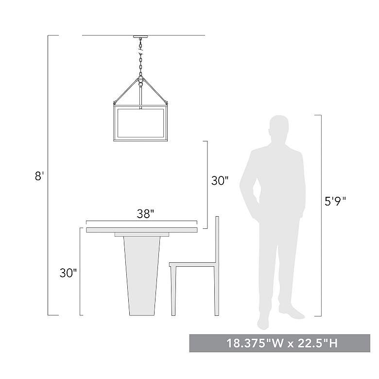 Image 6 Manhattan 5 Light Chandelier Matte Black more views