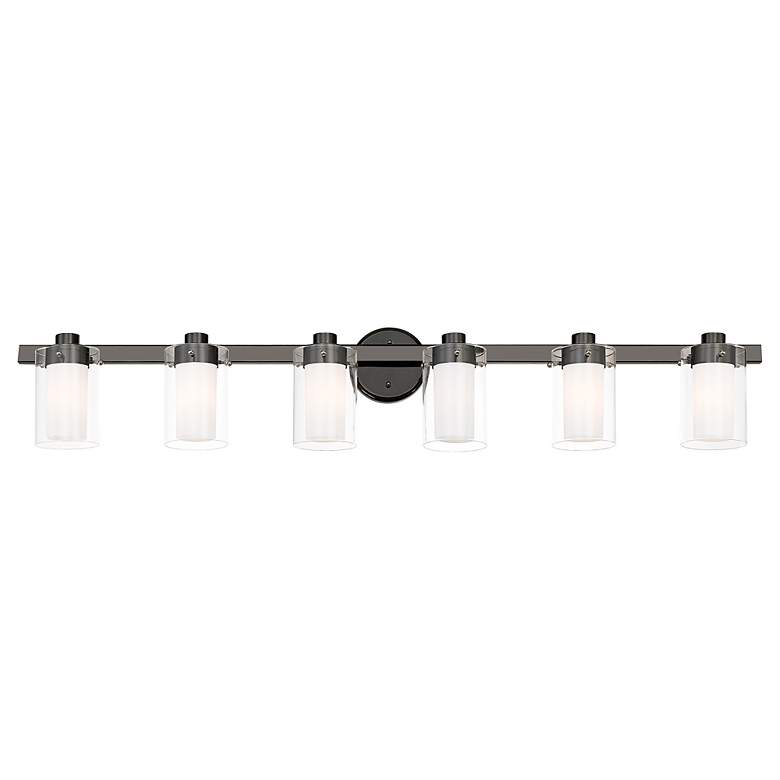 Image 5 Manhattan 6 Light Black Chrome Bath Vanity more views