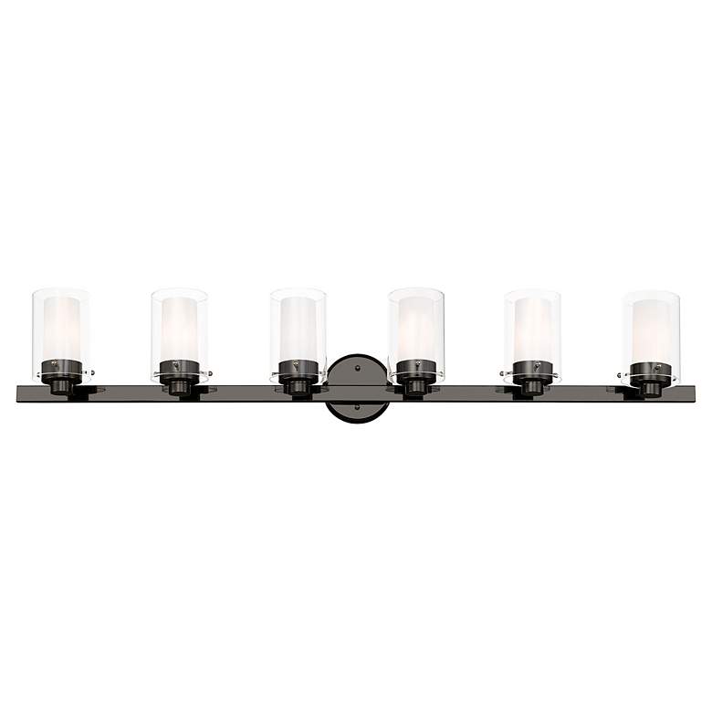 Image 6 Manhattan 6 Light Black Chrome Bath Vanity more views