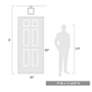 5_Manhattan 9" Wide Matte Black 1-Light Semi-Flush With Modern White Sha more views