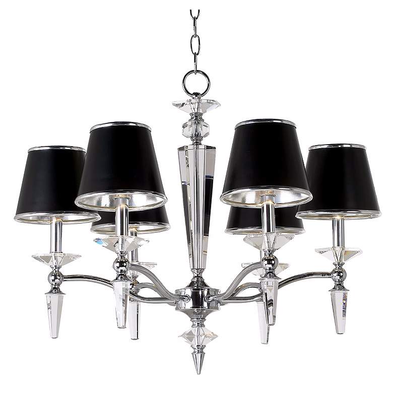 Image 1 Manhattan Chrome Six Light Chandelier