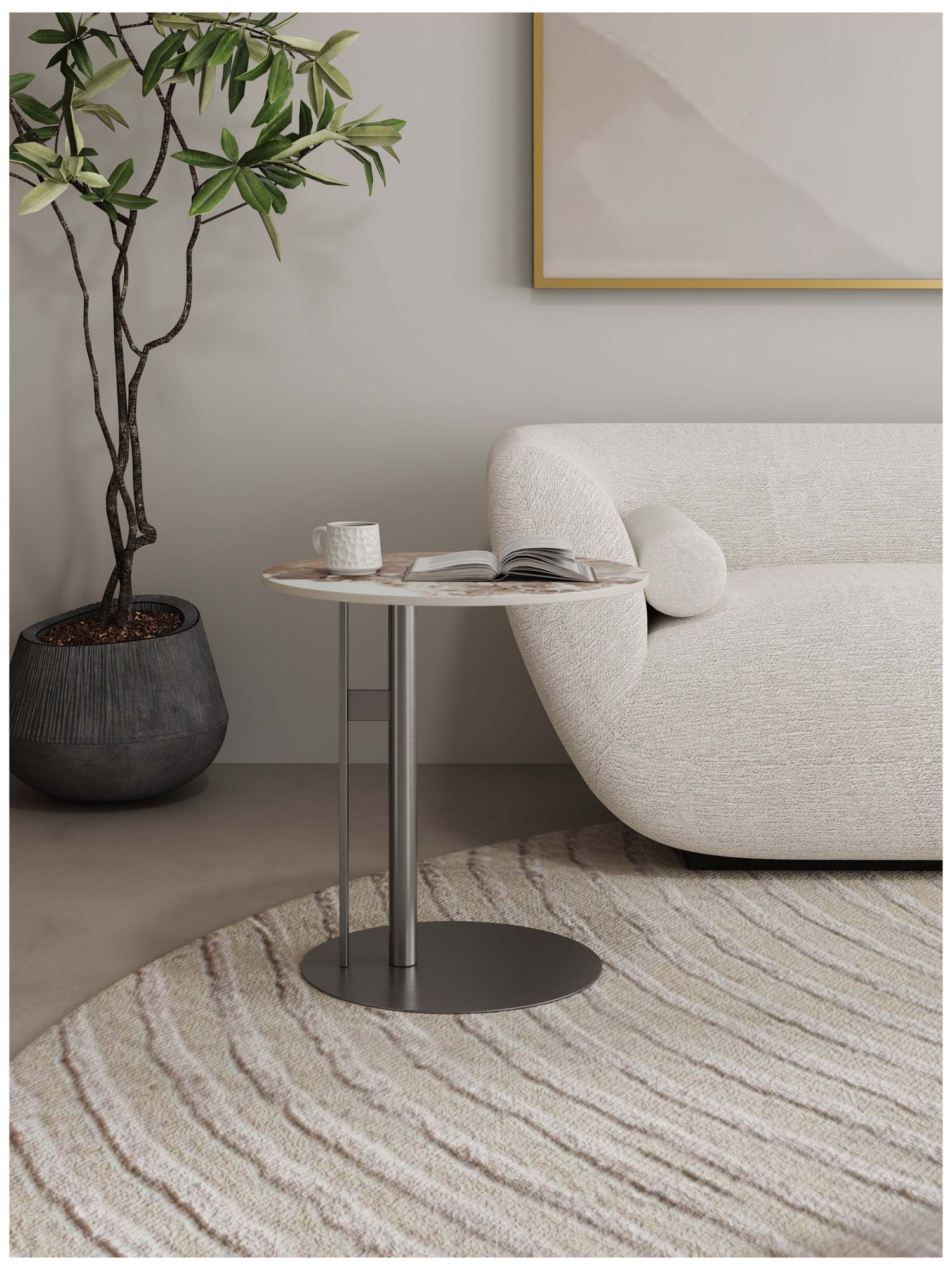 Image 2 Manhattan Comfort Alondra Modern End Table in Black more views