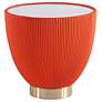 Manhattan Comfort Anderson 2.0 17 3/4" High Modern Orange End Table