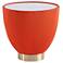 Manhattan Comfort Anderson 2.0 17 3/4" High Modern Orange End Table
