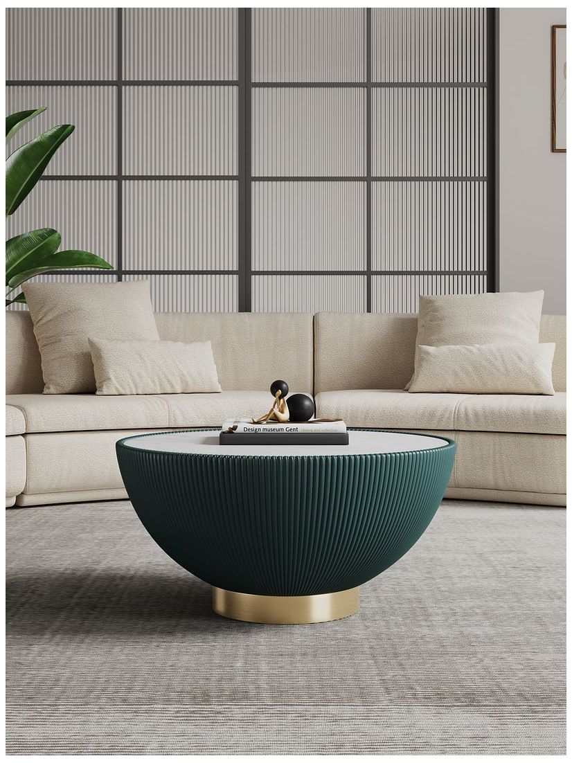 Image 2 Manhattan Comfort Anderson 28 1/4" Wide Modern Green Coffee Table more views