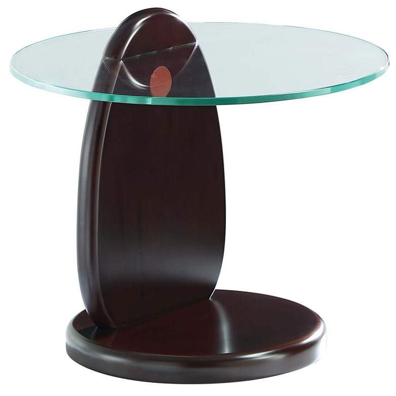 Image 1 Manhattan Comfort Artesia Modern End Table in Dark Walnut