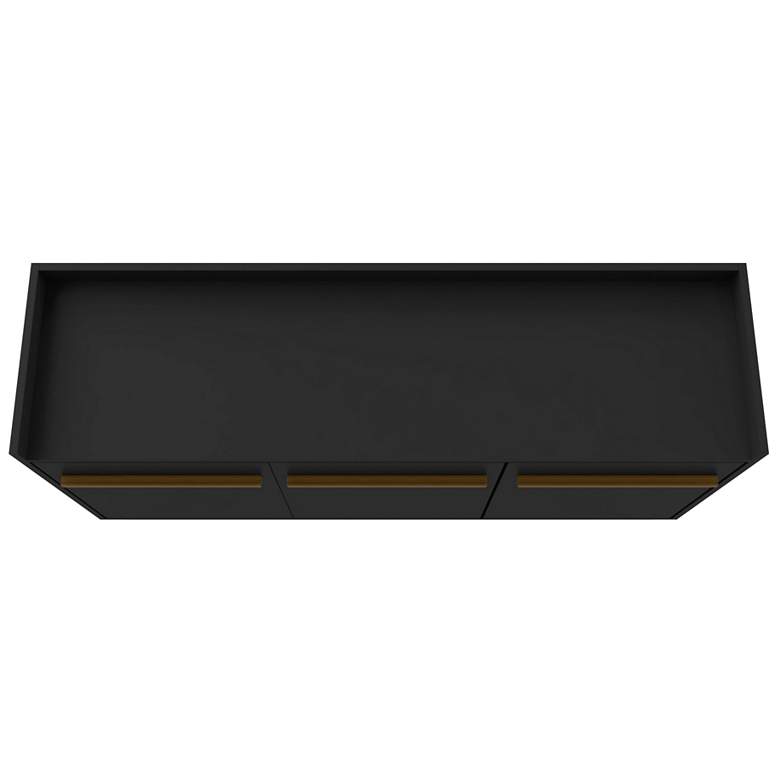 Image 5 Manhattan Comfort Bradley 53 1/2" Black Modern Buffet Table more views