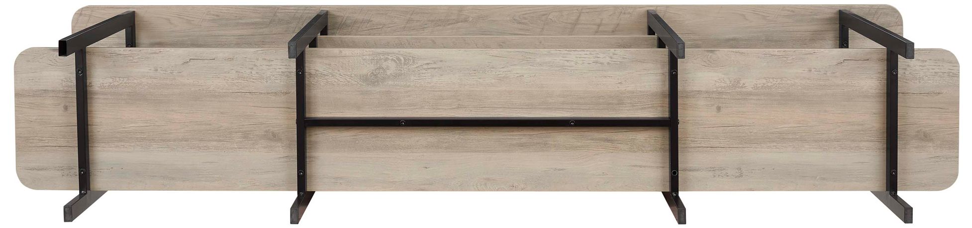 Manhattan Comfort Celine 71" Gray Modern Sideboard Console Table