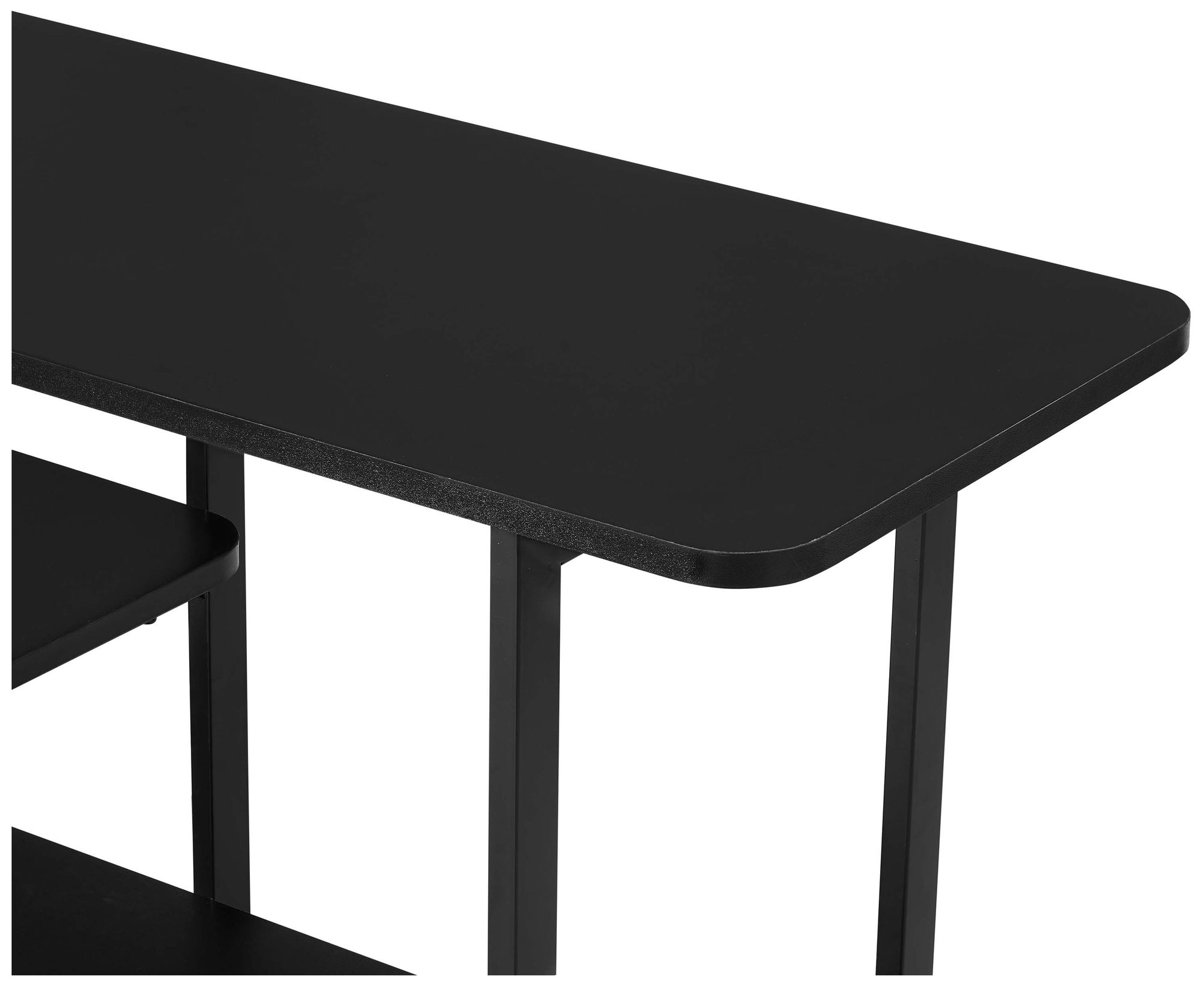 Image 5 Manhattan Comfort Celine 71" Wide Black Modern Sideboard Console Table more views