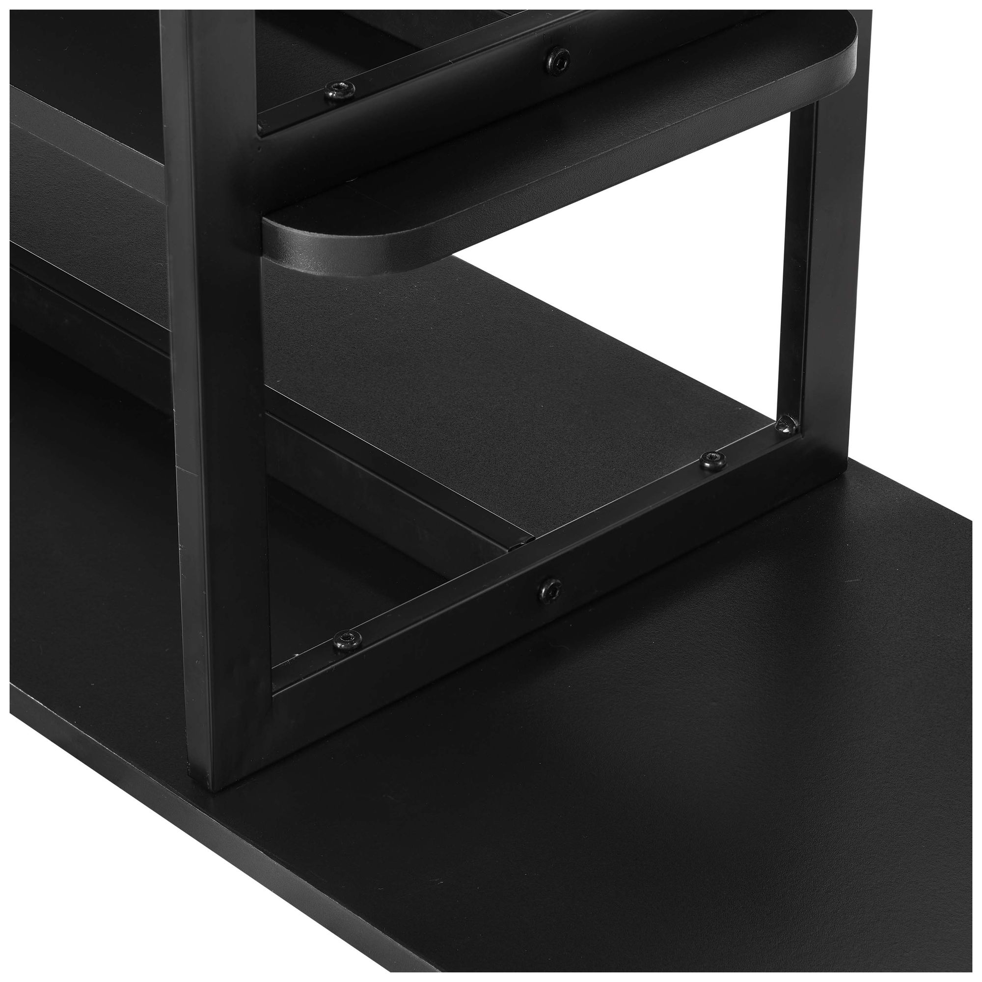 Image 6 Manhattan Comfort Celine 71" Wide Black Modern Sideboard Console Table more views