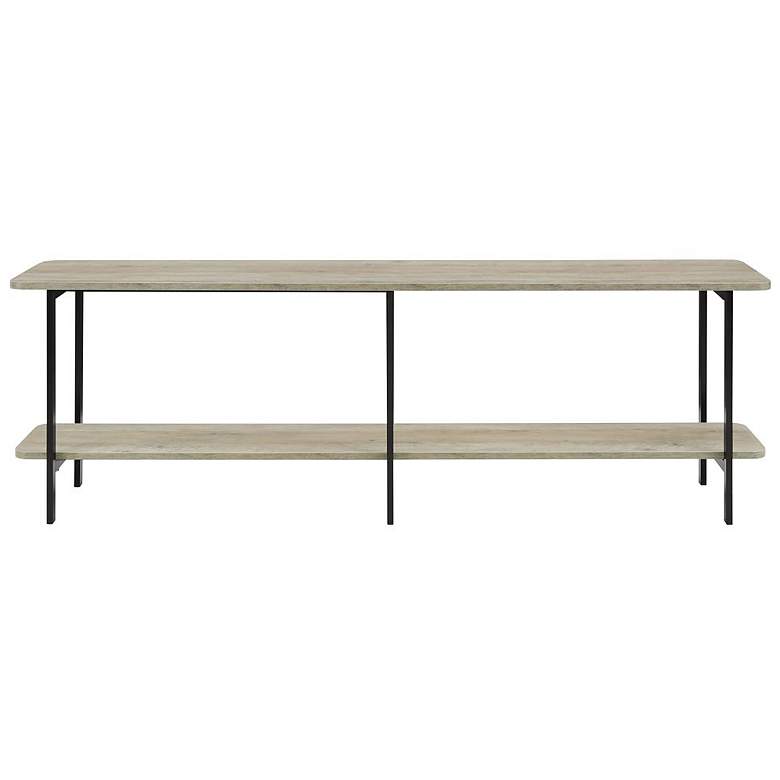 Image 1 Manhattan Comfort Celine 71" Wide Rustic Grey Modern Console Table
